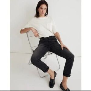 EUC Madewell "the Slim Boy Jean". Black size 25